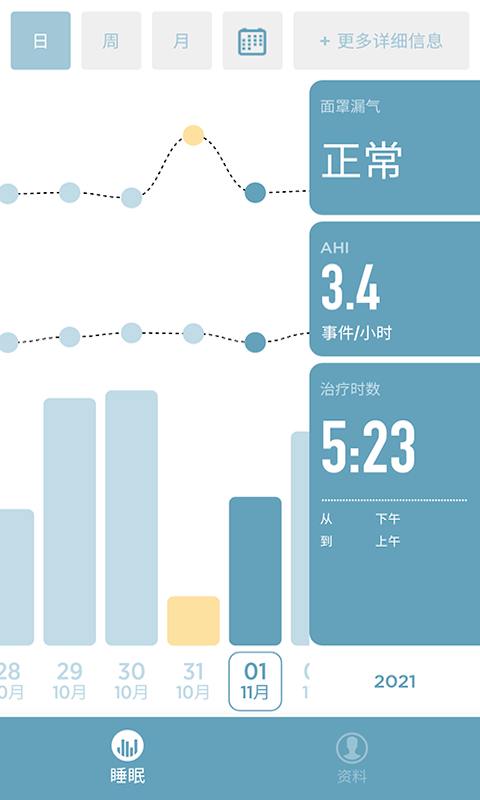 SleepStyle screenshot
